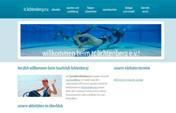 Vorschau von www.tc-lichtenberg.de, Tauchclub Lichtenberg e.V.