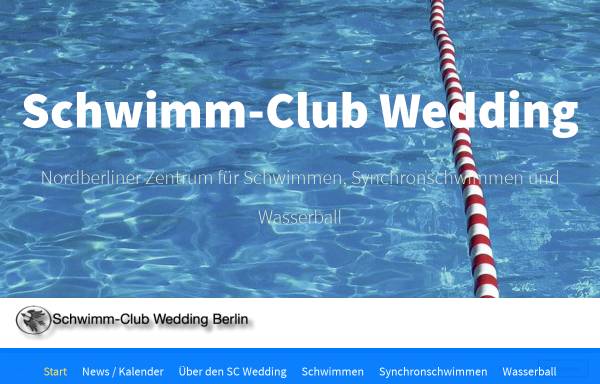 Vorschau von www.scwedding-berlin.de, Schwimm-Club Wedding 1929 e.V.