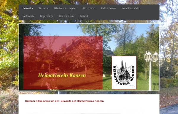 Vorschau von www.heimatverein-konzen.de, Heimatverein Konzen