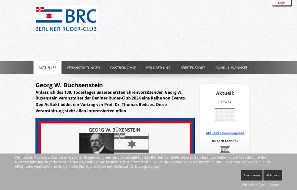 Vorschau von www.berliner-ruder-club.de, Berliner Ruder-Club e.V.