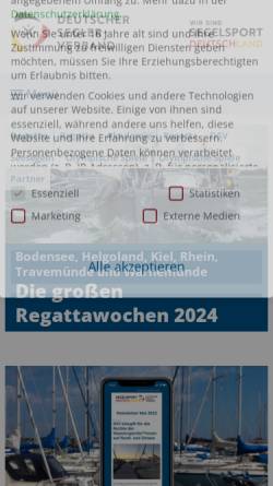 Vorschau der mobilen Webseite www.dsv.org, Deutscher-Segler-Verband e.V.