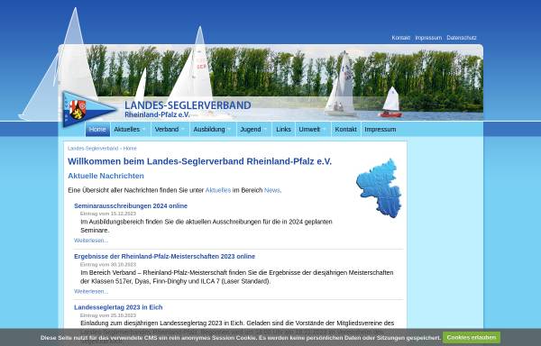Vorschau von www.lsv-rp.de, Landes-Seglerverband Rheinland-Pfalz e.V.