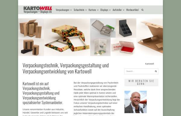 Vorschau von www.kartowell.de, Kartowell Verpackungstechnik GmbH
