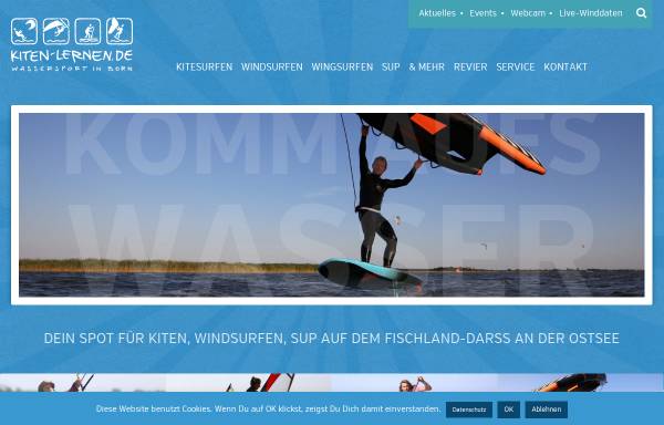 Vorschau von www.kiten-lernen.de, Kiten lernen
