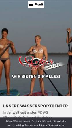 Vorschau der mobilen Webseite surfers-p.de, Surfers Paradise