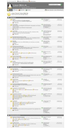 Vorschau der mobilen Webseite www.linux-web.de, Linux-Web.de
