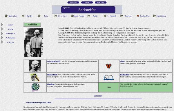 Vorschau von www.dadalos-d.org, Vorbild Bonhoeffer