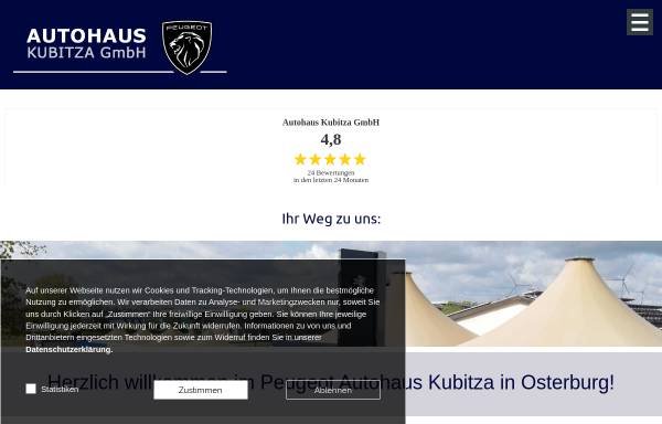 Vorschau von auto-kubitza.de, Autohaus Kubitza GmbH