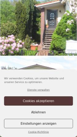 Vorschau der mobilen Webseite www.helga-ruppelt.de, Fremdenzimmer Familie Ruppelt