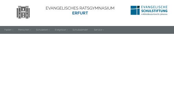 Vorschau von www.evrg-erfurt.de, Evangelisches Ratsgymnasium