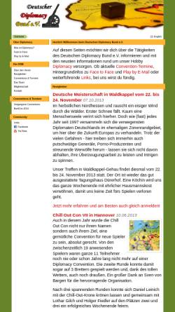 Vorschau der mobilen Webseite www.diplomacy-bund.de, DDB Deutscher Diplomacy Bund