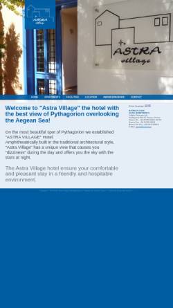 Vorschau der mobilen Webseite www.astravillage.gr, Hotel Astra Village in Pythagorion