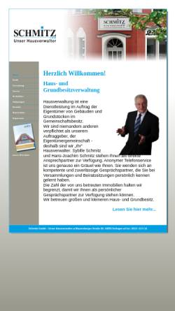 Vorschau der mobilen Webseite www.unser-hausverwalter.de, Schmitz Hausverwaltung