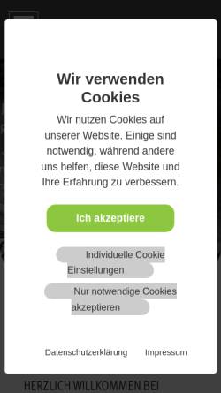 Vorschau der mobilen Webseite quadronet.de, Quadronet Internetlösungen