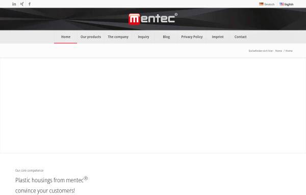 Vorschau von www.mentec.de, Mentec GmbH