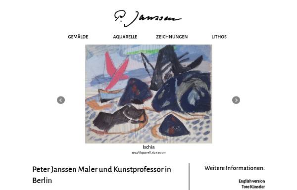 Vorschau von www.janssenart.de, Janssen, Peter (1906-1979)