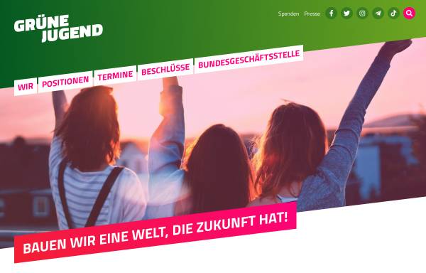 Vorschau von www.gruene-jugend.de, Grüne Jugend Bundesverband