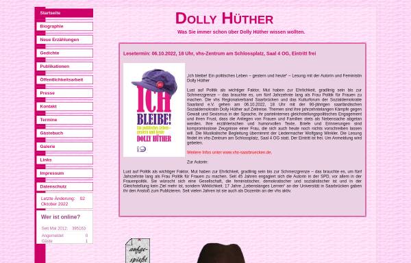 Vorschau von www.dollyhuether.de, Hüther, Dolly