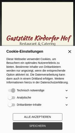 Vorschau der mobilen Webseite kirdorfer-hof-bedburg.de, Laternchen Bedburg