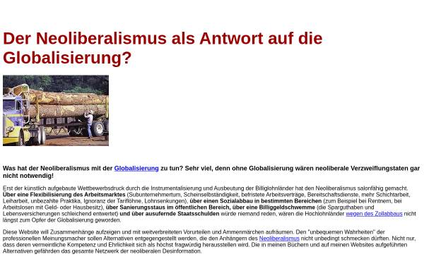 Vorschau von www.neo-liberalismus.de, Neo-Liberalismus
