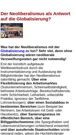 Vorschau der mobilen Webseite www.neo-liberalismus.de, Neo-Liberalismus