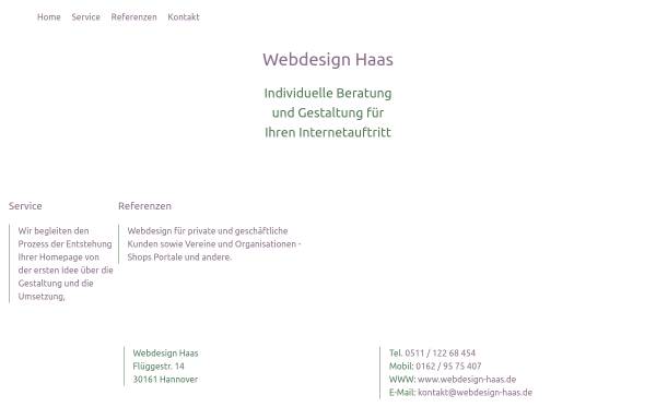Webdesign Haas