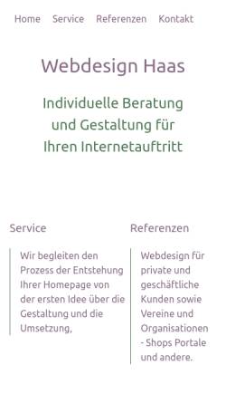 Webdesign Haas