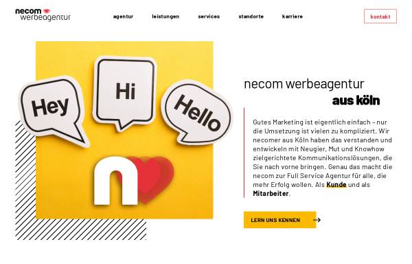 Vorschau von www.necom.de, Necom Werbeagentur