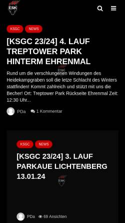 Vorschau der mobilen Webseite www.eisenschweinkader.de, Eisenschweinkader der IBC Berlin