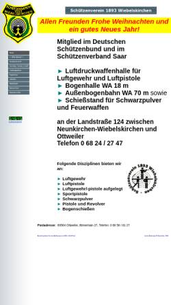 Vorschau der mobilen Webseite www.schuetzenverein-1893-wiebelskirchen.de, Schützenverein 1893 Wiebelskirchen