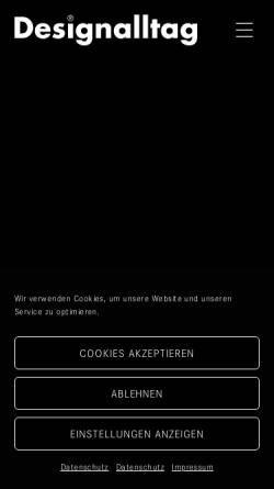 Vorschau der mobilen Webseite www.designalltag.com, Designalltag, Inh. Ruedi Rüegg