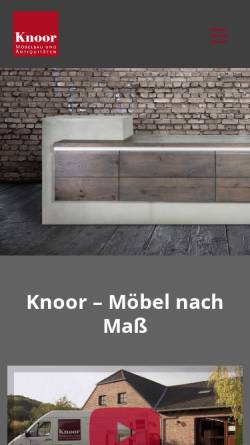 Vorschau der mobilen Webseite www.knoor.de, Knoor Antiquitäten