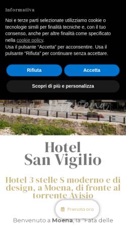 Vorschau der mobilen Webseite sporthotelsvigilio.com, Sport Hotel San Vigilio
