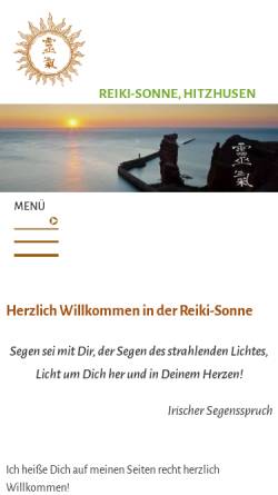 Vorschau der mobilen Webseite reiki-sonne.de, Zipfl, Regina