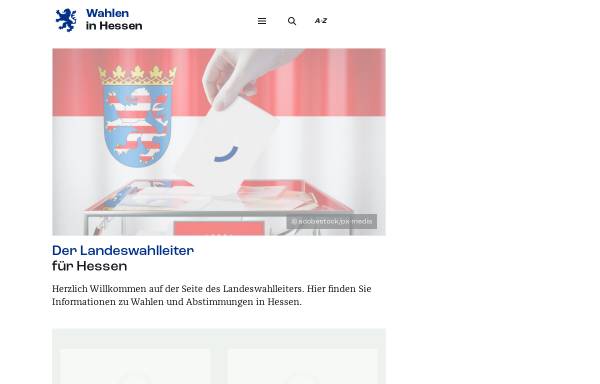Vorschau von www.wahlen.hessen.de, Landeswahlleiter