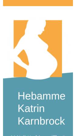 Vorschau der mobilen Webseite www.midwife.de, Hebammen Verband Hamburg e.V.