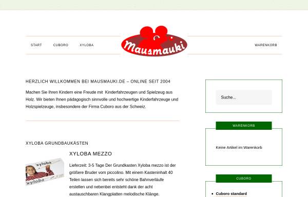 Vorschau von www.mausmauki.de, Mausmauki & Co., Bernt Lange