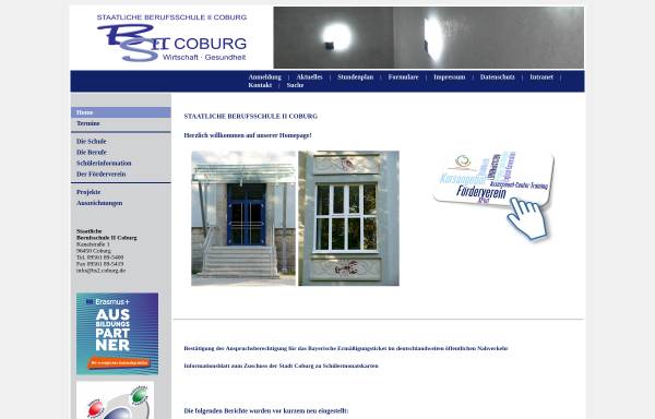 Vorschau von www.bs2-coburg.de, Kaufmännische Berufsschule
