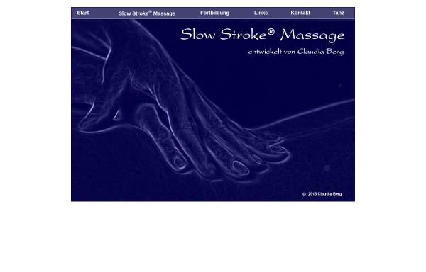 Vorschau von www.slowstrokemassage.de, Slow Stroke Massage
