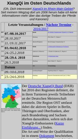 Vorschau der mobilen Webseite www.proxima-centauri.de, XiangQi im Rhein-Main-Gebiet