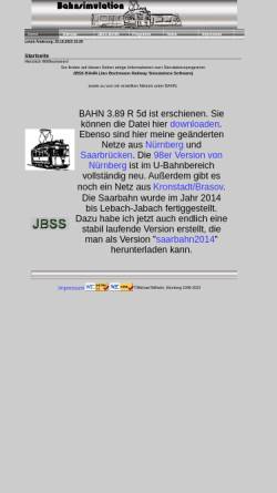Vorschau der mobilen Webseite www.bahnsimulation.de, Bahnsimulation