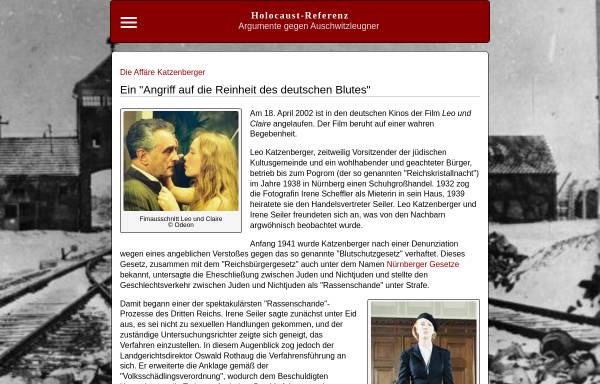 Vorschau von www.h-ref.de, Die Affäre Katzenberger