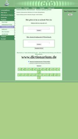 Vorschau der mobilen Webseite www.bremis.de, Indonesisch-Deutsches Online-Wörterbuch