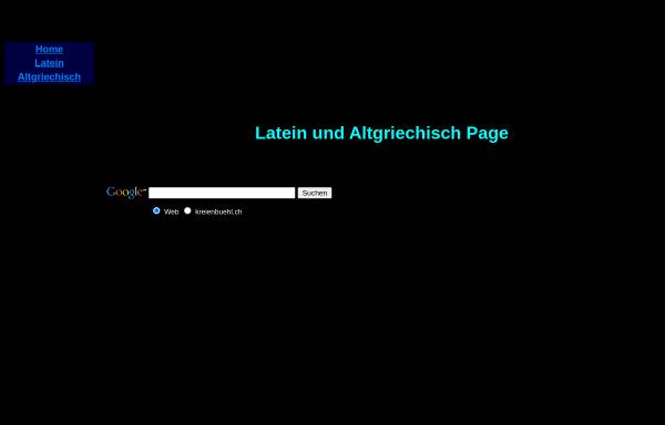 Vorschau von www.kreienbuehl.ch, Latein und Altgriechisch Page