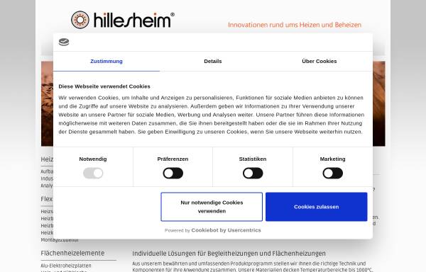 Vorschau von www.hillesheim-gmbh.de, Hillesheim GmbH