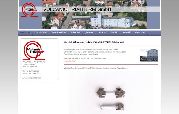 Vorschau von www.triatherm.de, Triatherm Sonneberg