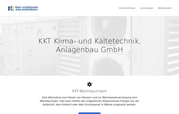Vorschau von www.kkt-anlagenbau.de, KKT Klima-Kälte-Elektro-Anlagenbau GmbH