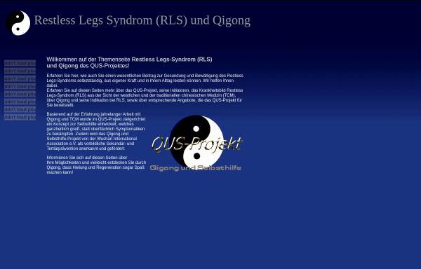 Vorschau von rls-restless-legs-syndrom-qigong.de, Restless Legs-Syndrom und Qigong