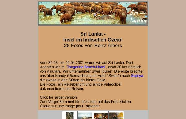 Vorschau von www.heinzalbers.org, Perlen und Tränen [Heinz Albers]