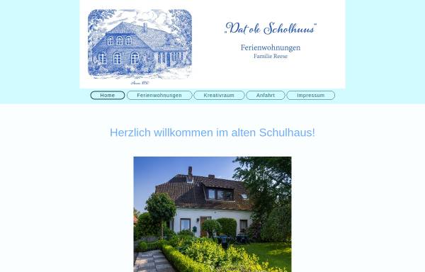 Vorschau von www.ferienwohnungen-otterndorf.de, Dat ole Scholhuus